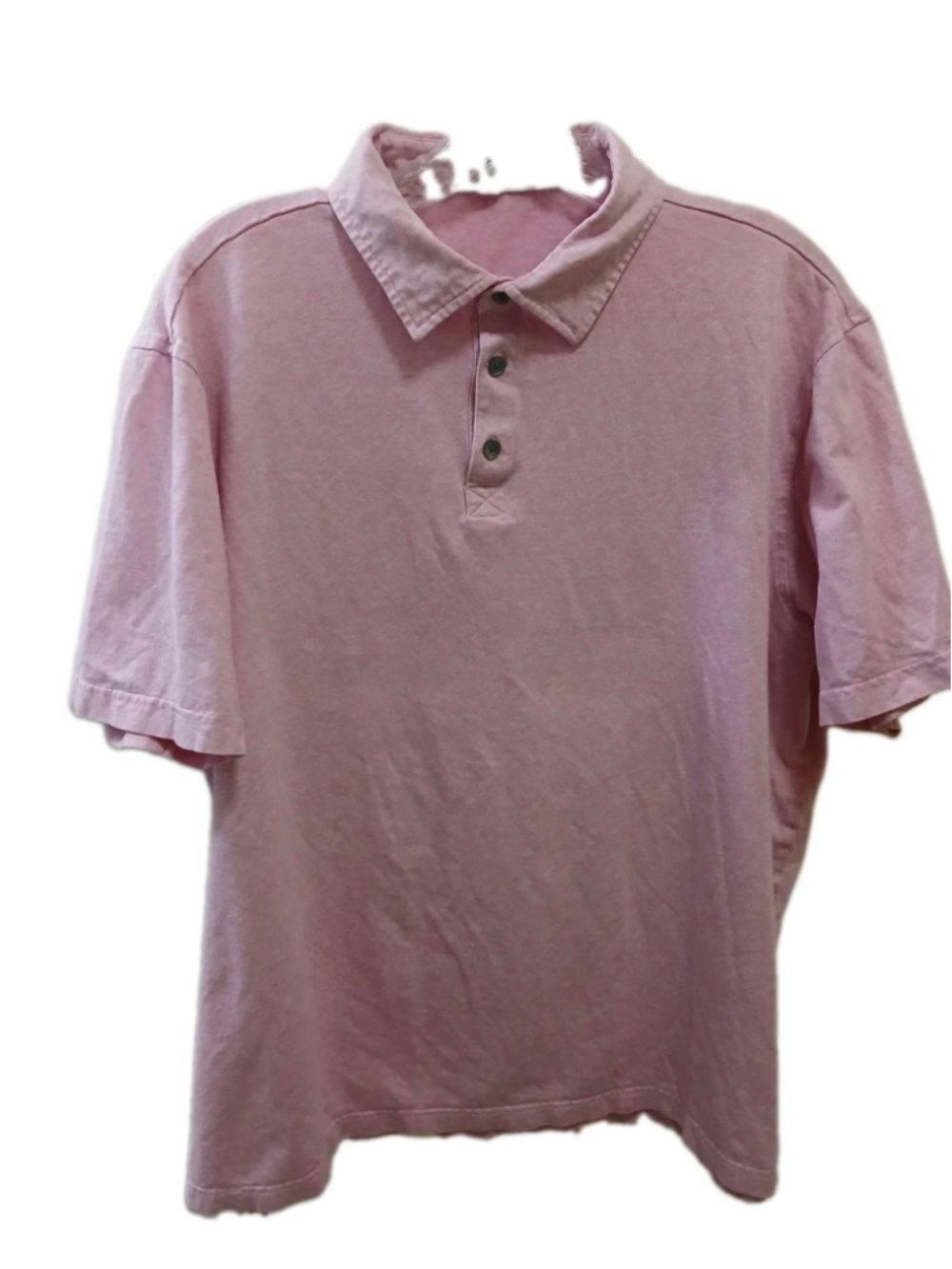 Peter Millar Polo Shirt Mens XL Pink Linen Cotton Blend Lightweight Golf Casual